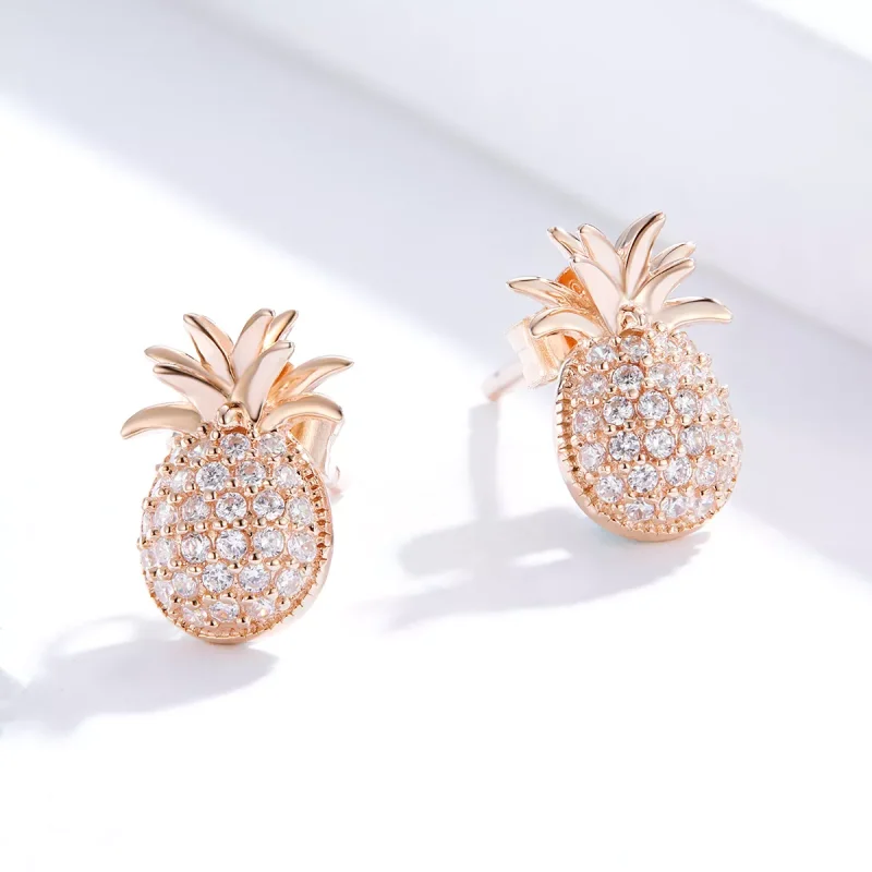 (resim) Pandora tarzı Ananas Küpe - SCE803 - Görüntüle 3