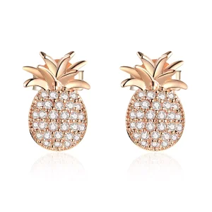 (resim) Pandora tarzı Ananas Küpe - SCE803