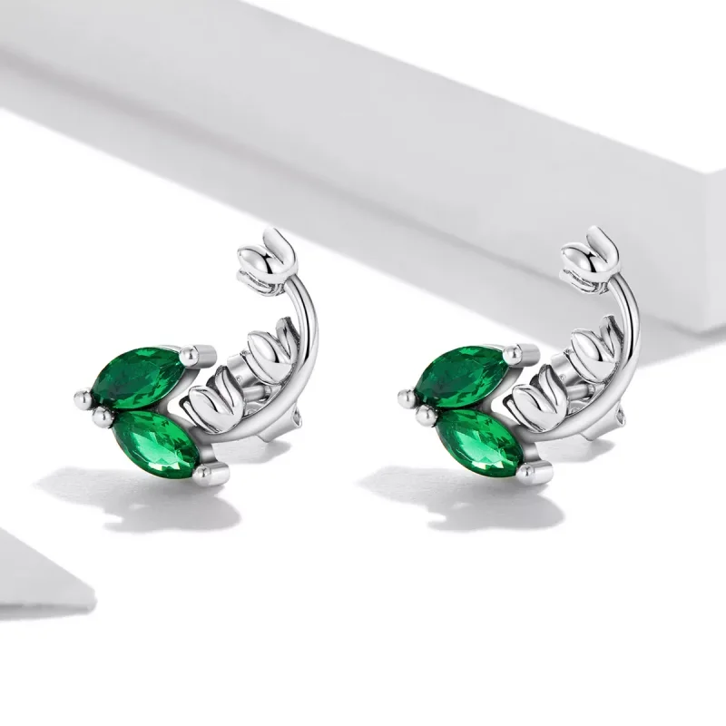(resim) Pandora Tarzı Bell Orchid Yıldız Küpe - SCE1363 - Görüntüle 2