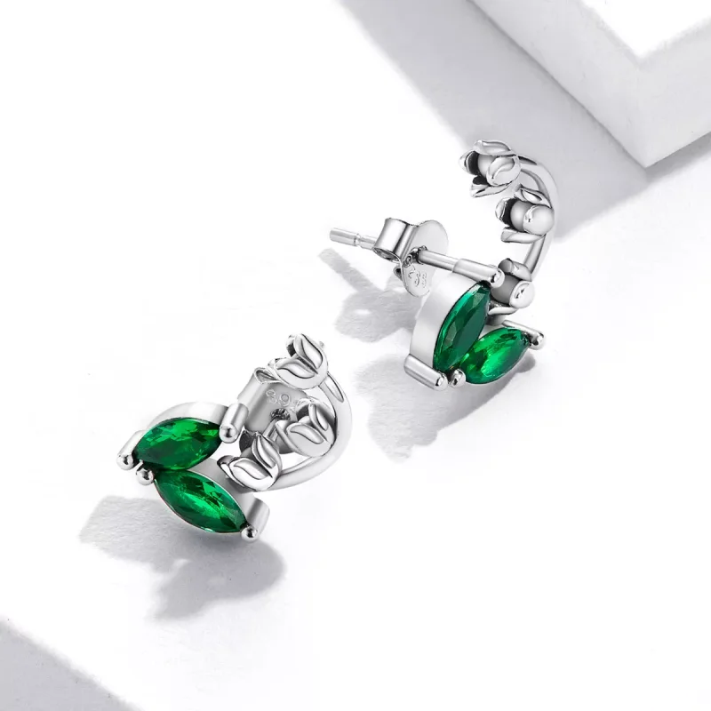 (resim) Pandora Tarzı Bell Orchid Yıldız Küpe - SCE1363 - Görüntüle 4