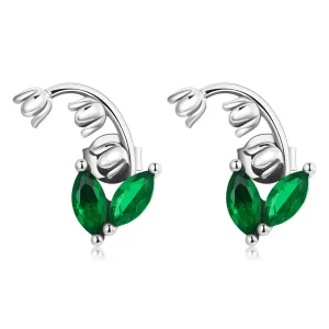 (resim) Pandora Tarzı Bell Orchid Yıldız Küpe - SCE1363