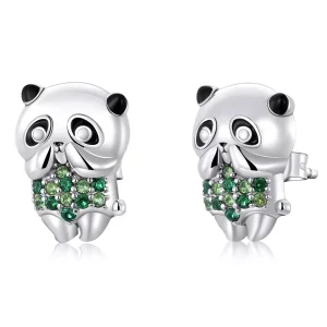 (resim) Pandora tarzı Mini Panda Küpe - SCE1370