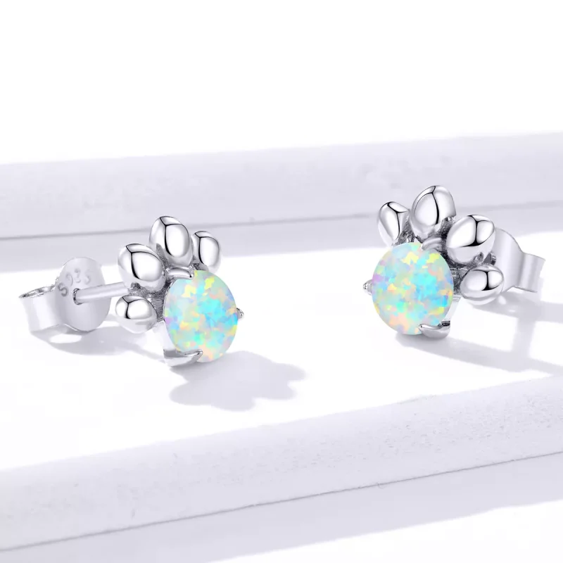 (resim) Pandora tarzı Opal Pet Seal Küpe - BSE346 - Görüntüle 4