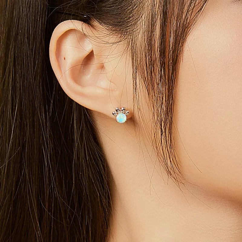 (resim) Pandora tarzı Opal Pet Seal Küpe - BSE346 - Görüntüle 8