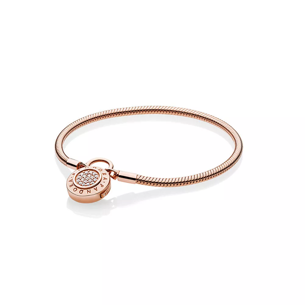 pandora moments pandora rose bileklik pandora i̇mzalı kilit 587757cz