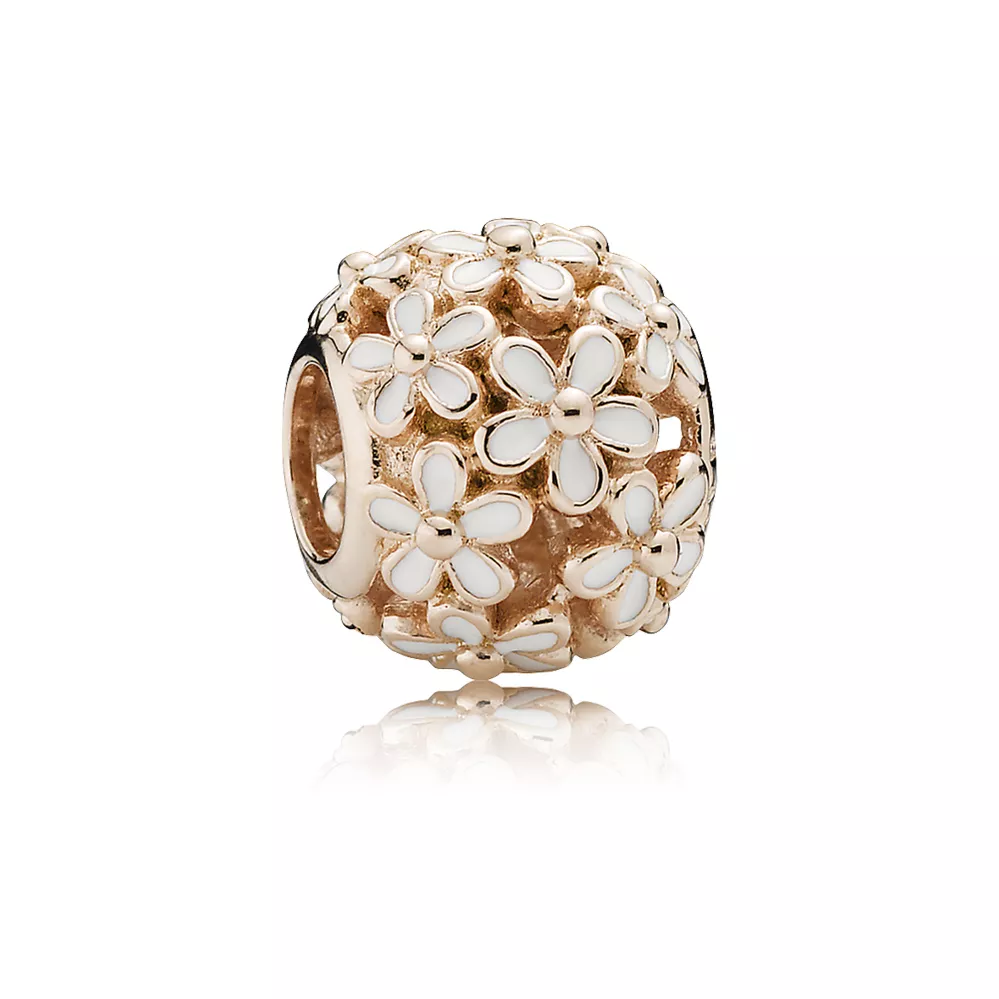 ajur papatya pandora rose charm 780004en12