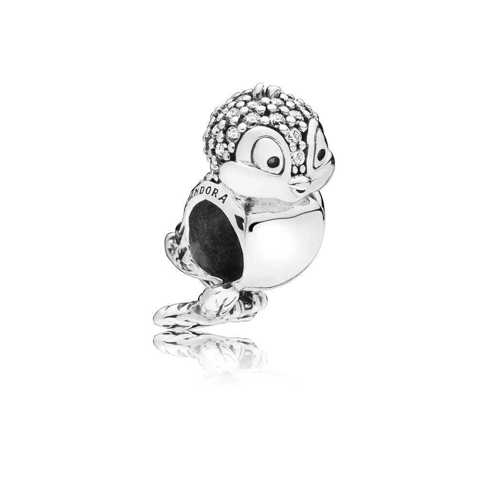 disney pandora kar beyaz kuş pavé charm 797166cz