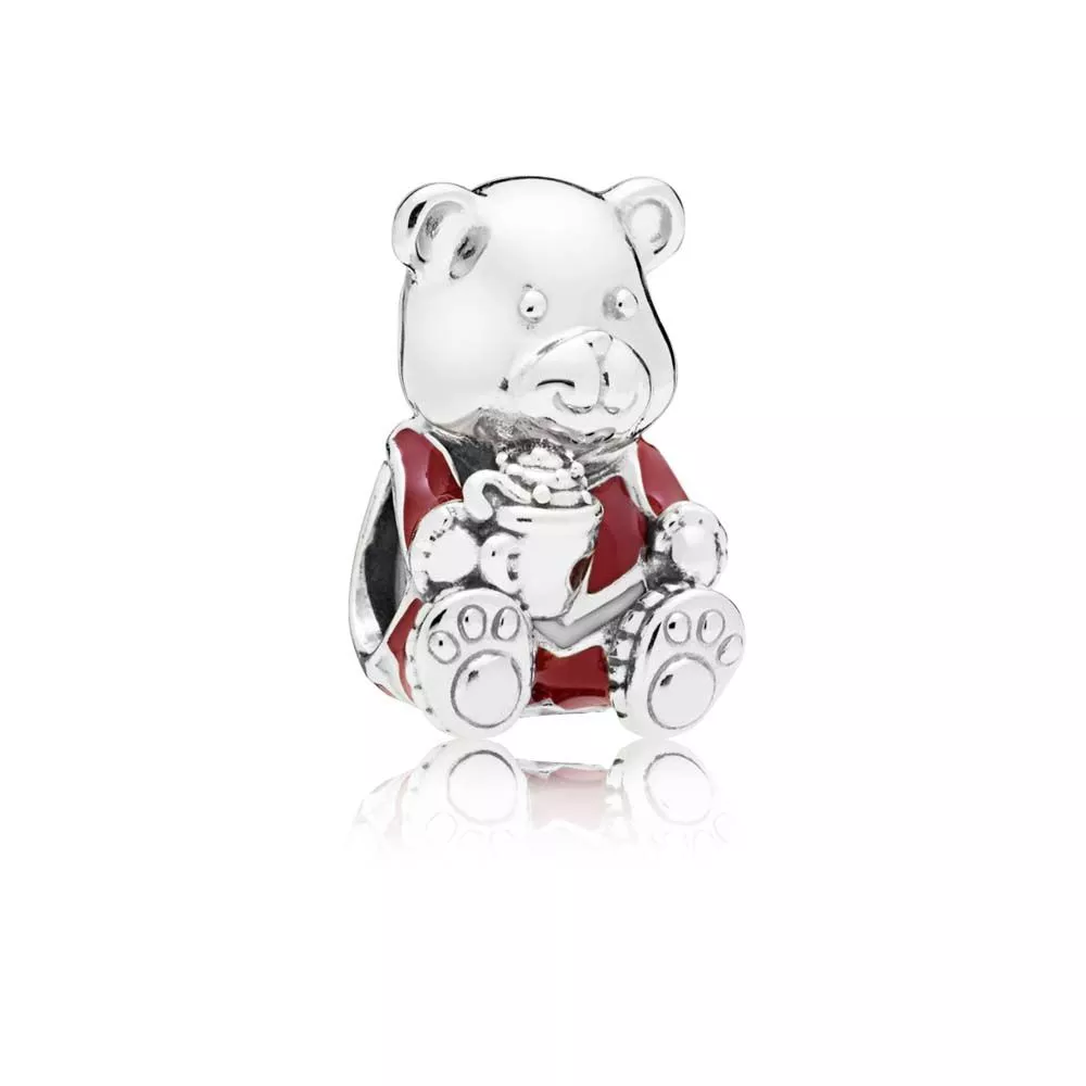 pandora charm noel oyuncak ayı 797564enmx