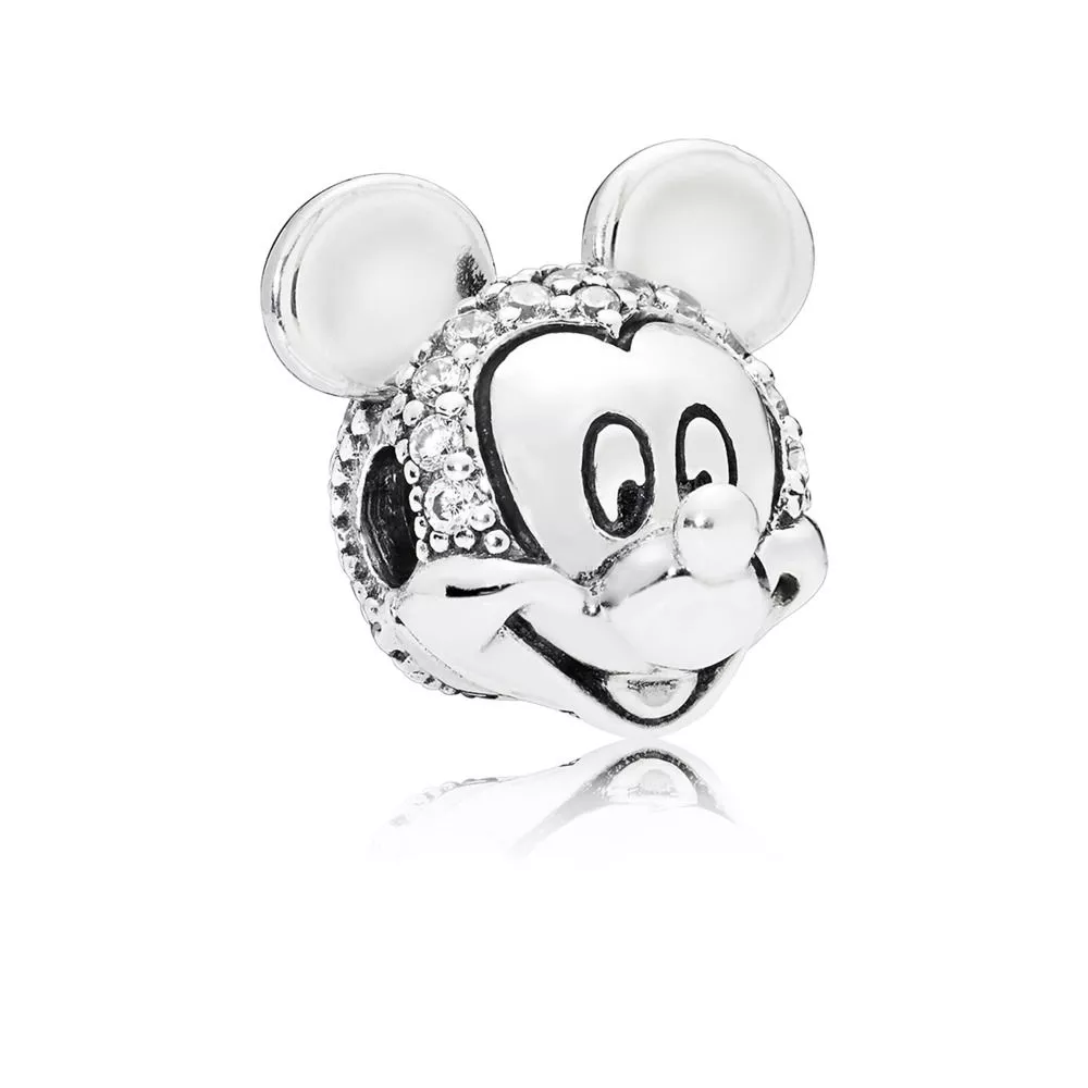 disney pandora clip parıltılı miki portresi 797495cz