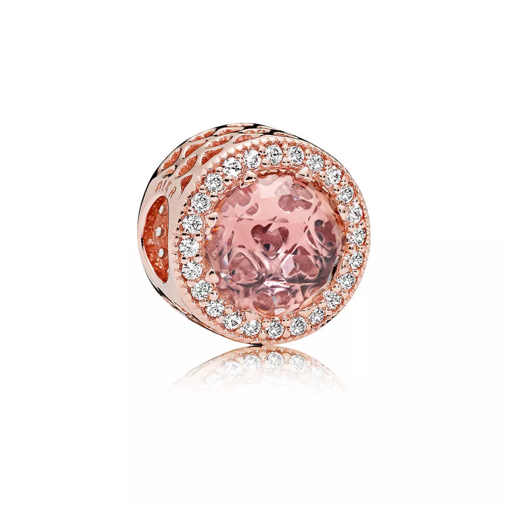 pandora charm allık pembe radyant kalpler 781725nbp