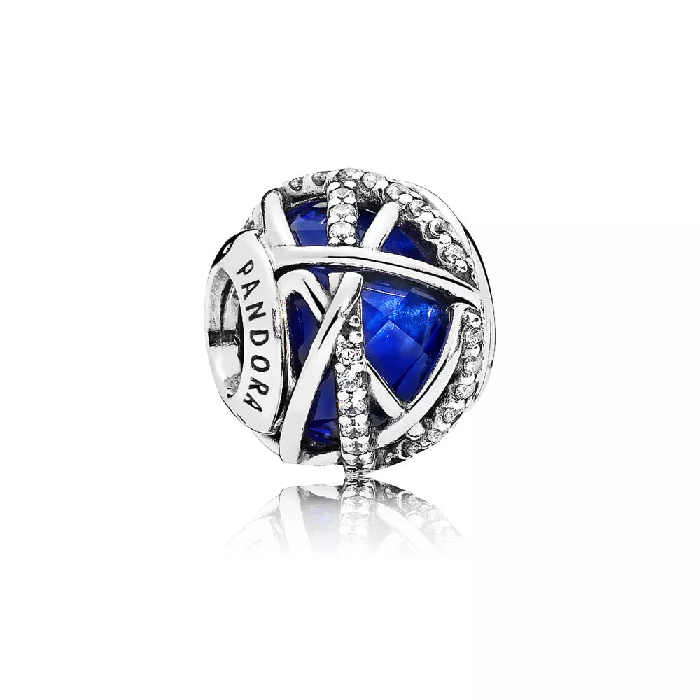 pandora charm asil mavi galaksi 796361ncb
