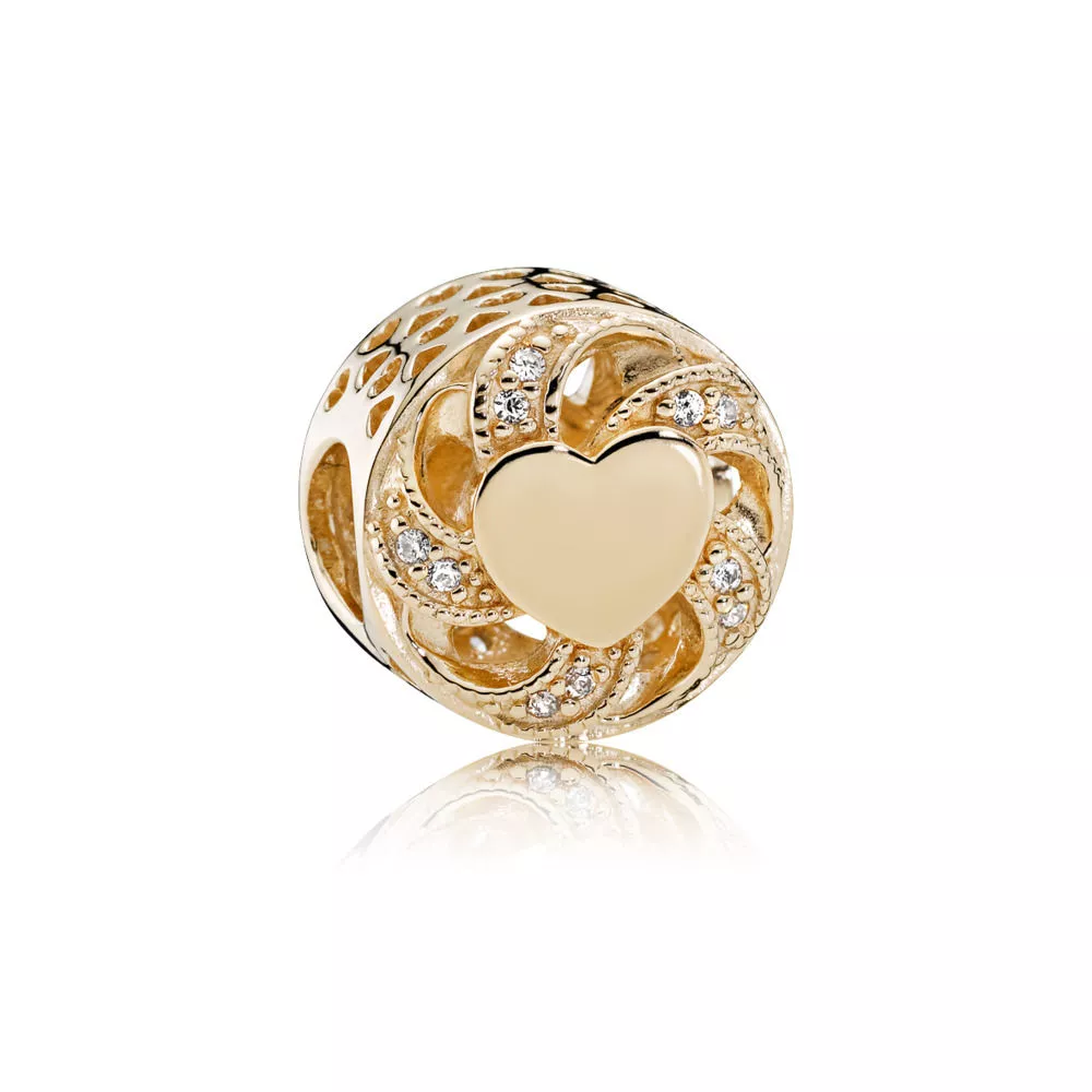 pandora charm kalp kurdele 751004cz