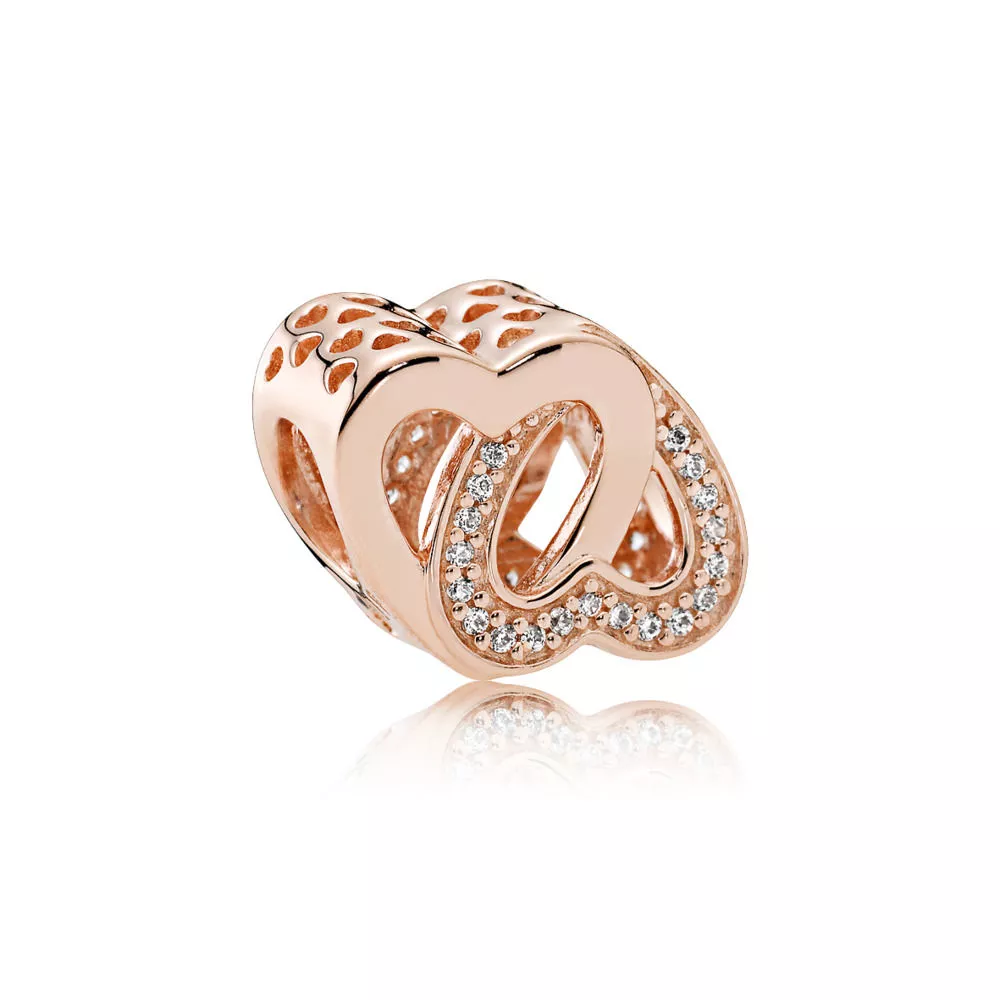pandora charm sarmaşık kalpler 781880cz