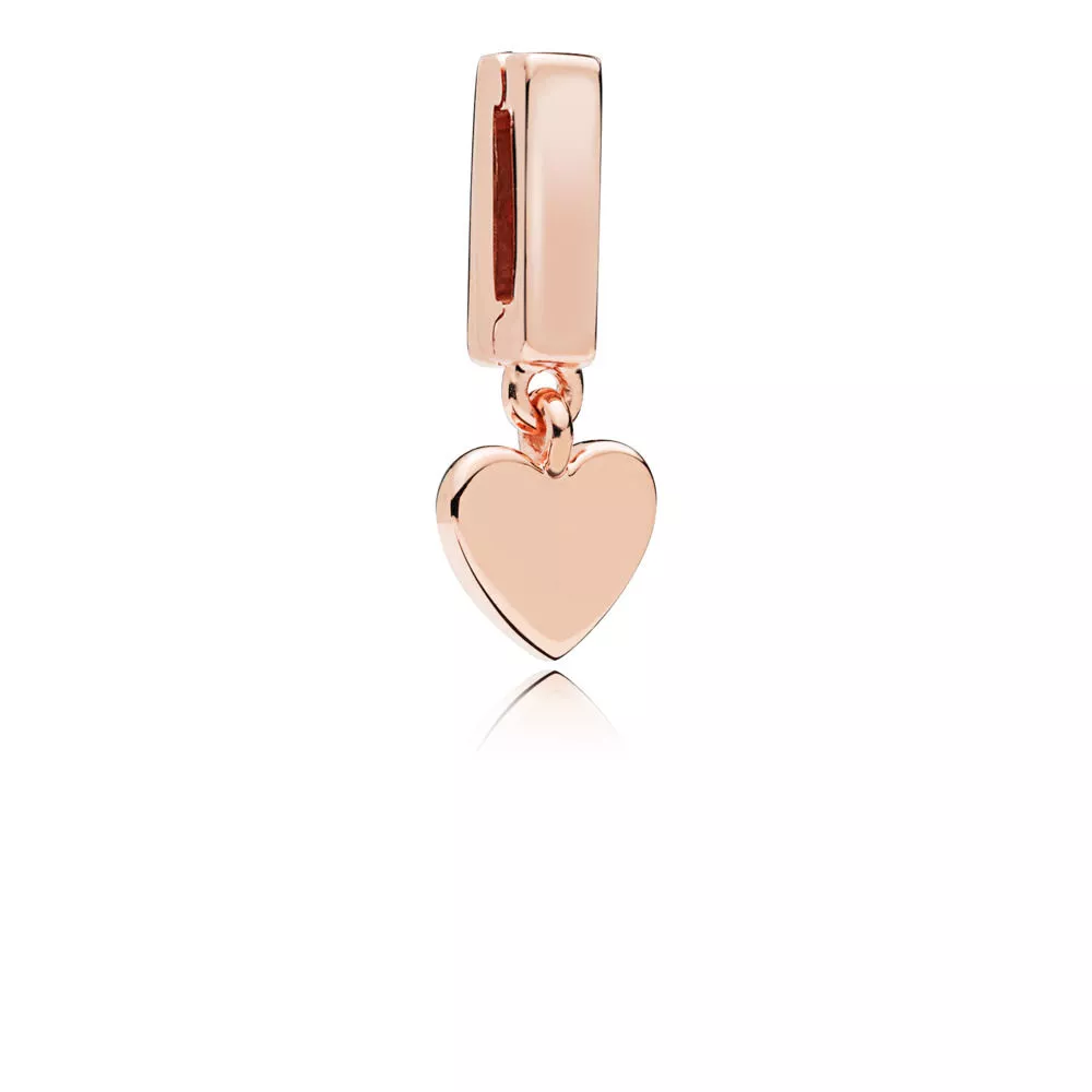 pandora clip işıltılı sallantılı kalp 787643