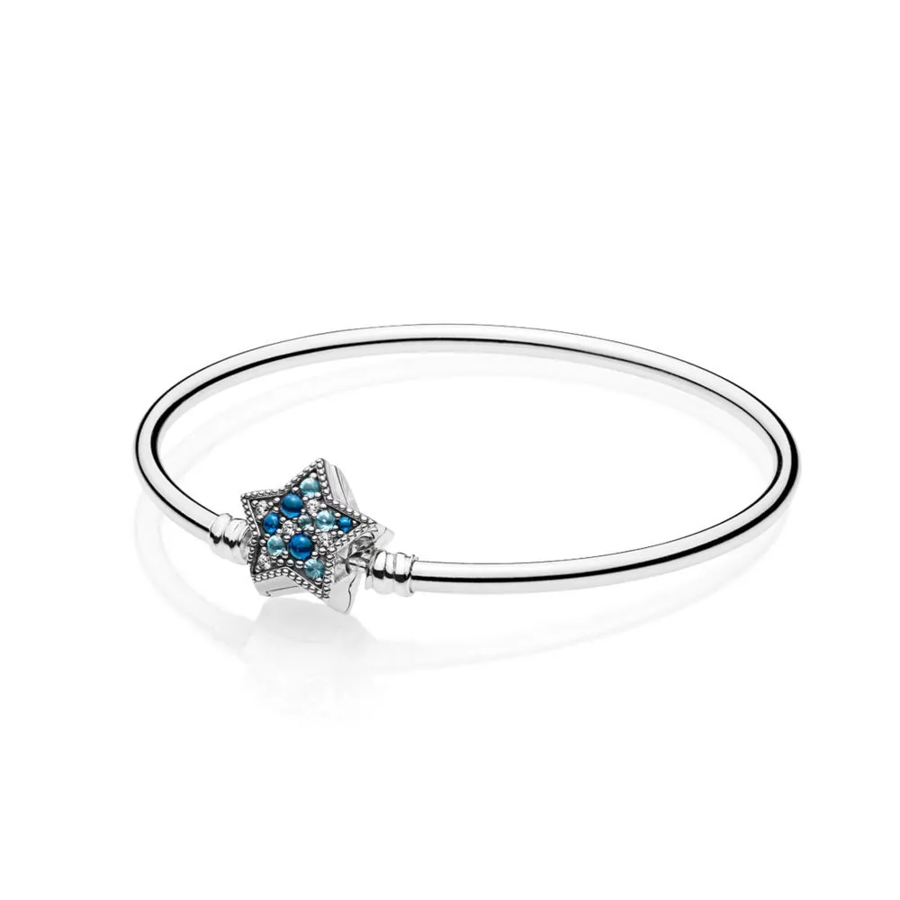 pandora gümüş bangle bileklik star klipsli 597534ncbmx