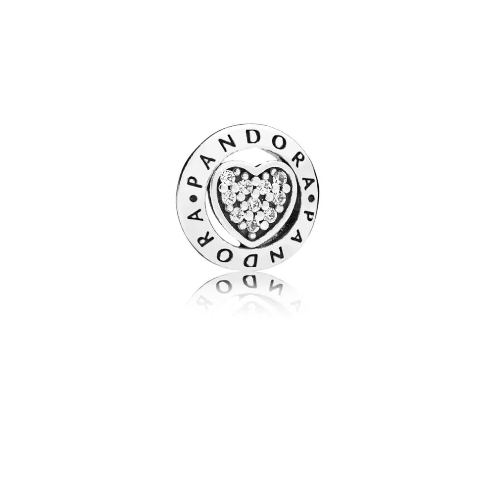 pandora mini charm pandora i̇mzalı kalp mini sembol 797048cz