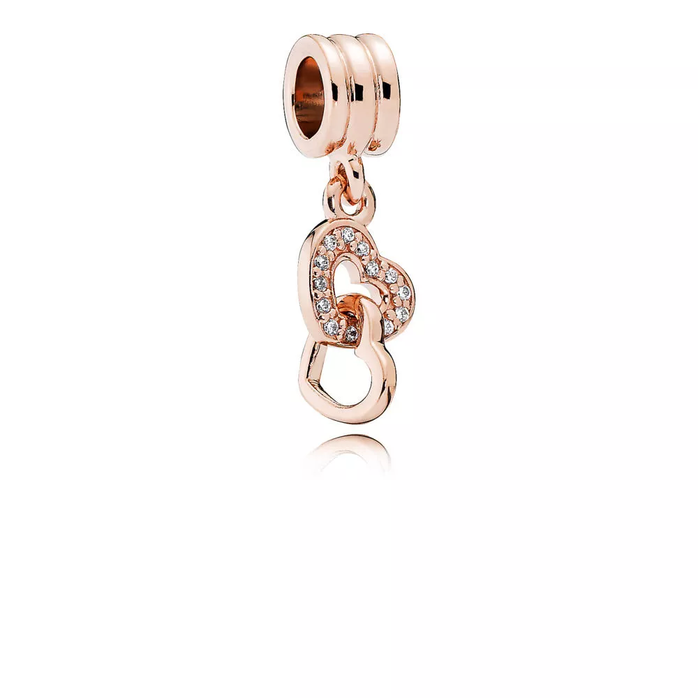 pandora sallantili charm kilitli kalpler 781242cz