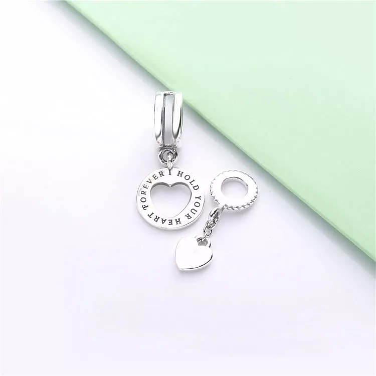 (resim) Pandora Kalbinizi Bölünmüş Tutun Sallantılı Charm - 798115 - Görüntüle 3