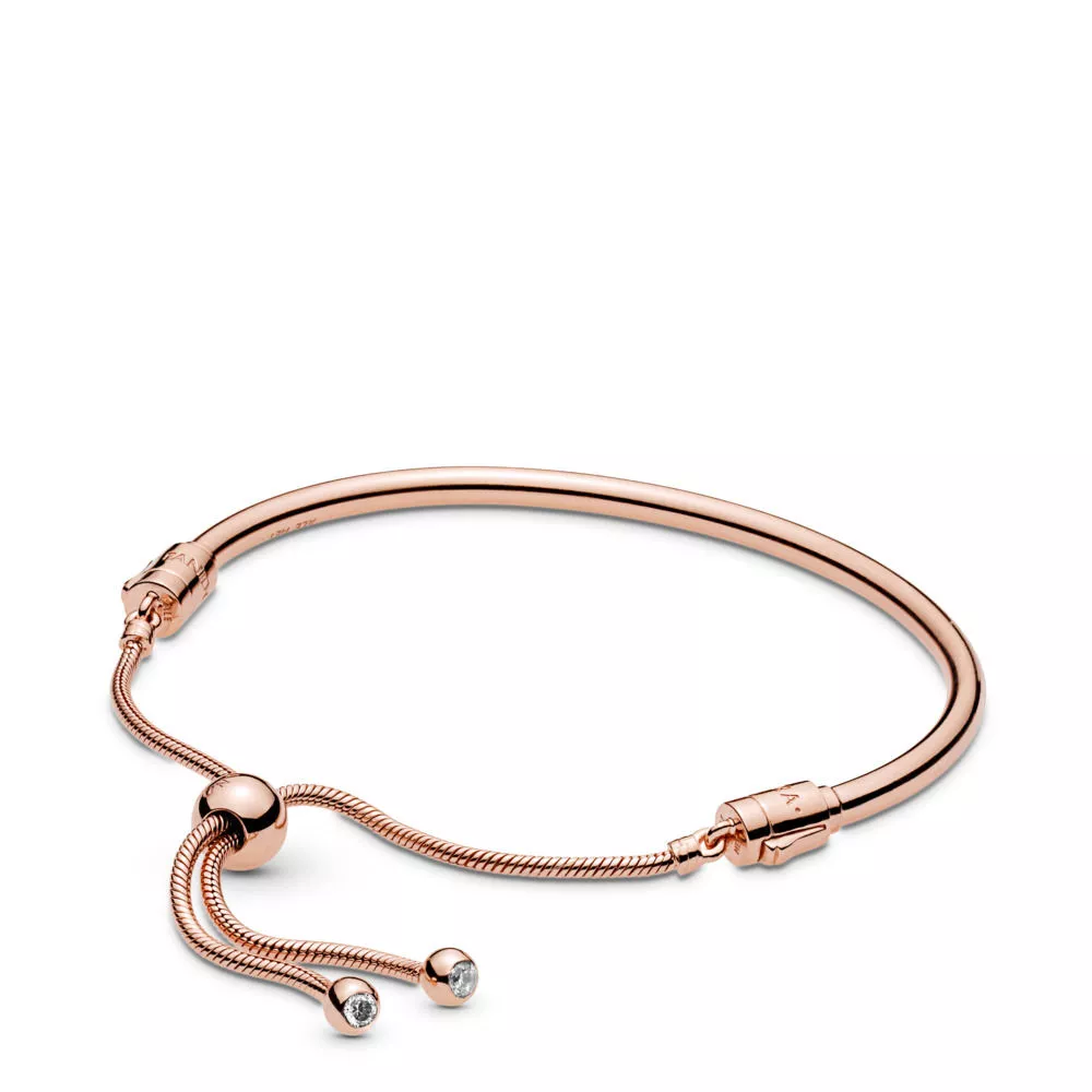 pandora rose ayarlanabilir bangle bileklik 587953cz