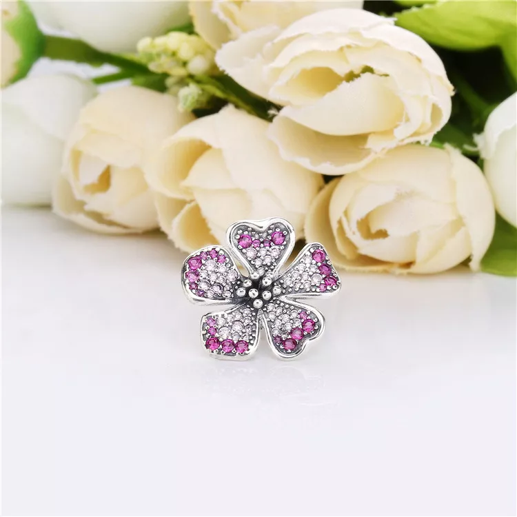 (resim) Pandora şeftali çiçeği Charm - 798073NCCMX - Görüntüle 2