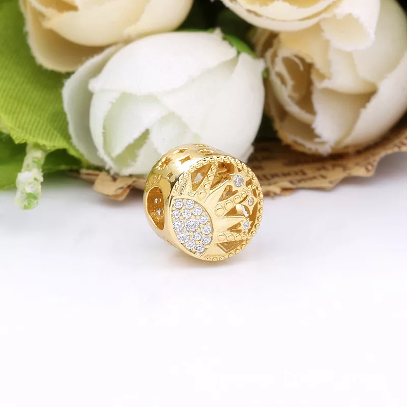 (resim) Pandora 14k altın kaplama Güneş Açık Charm - 768778C01 - Görüntüle 2