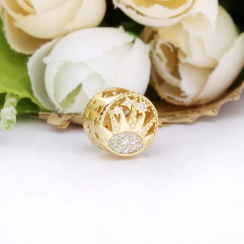 (resim) Pandora 14k altın kaplama Güneş Açık Charm - 768778C01 - Görüntüle 4