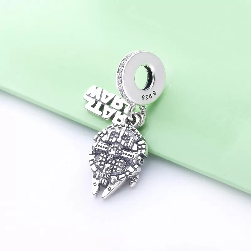 (resim) Pandora Disney Parkları Yıldız Savaşları Millennium Falcon Sallantılı Charm - P4 - Görüntüle 4