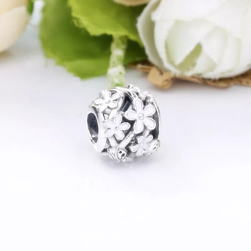 (resim) Pandora Kafes İşi Papatya Çiçeği Charm - 788772C02 - Görüntüle 3