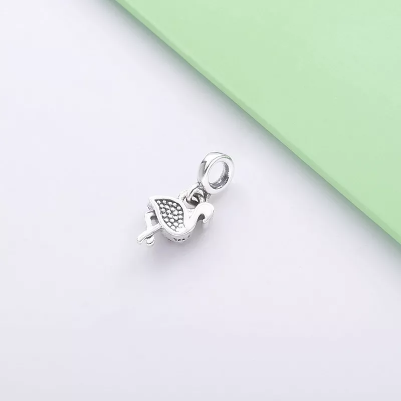 (resim) Pandora Benim Pembe Flamingom Sallantılı Charm - 798982C01 - Görüntüle 3