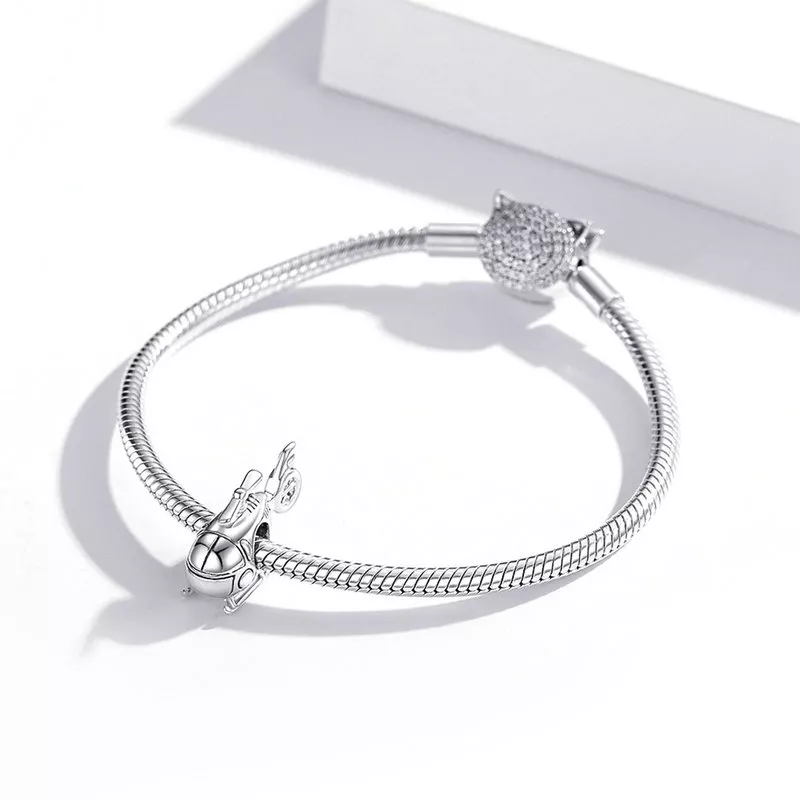 (resim) Pandora tarzı Küçük Helikopter Charm - SCC1699 - Görüntüle 3