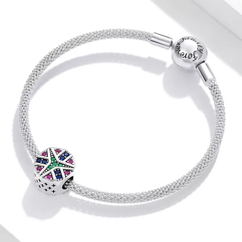 (resim) Pandora tarzı Renkli Şanslı Yıldız Charm - SCC1683 - Görüntüle 4