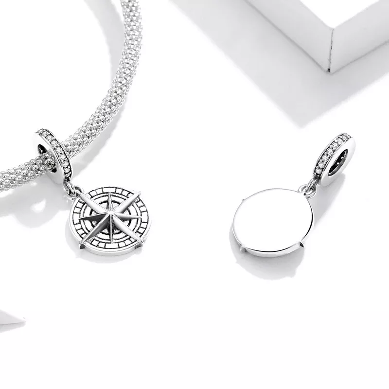 (resim) Pandora tarzı Pusula Sallantılı Charm - BSC383 - Görüntüle 2