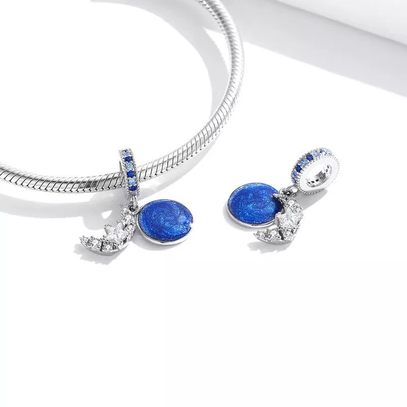 (resim) Pandora tarzı seni seviyorum ay Sallantılı Charm - BSC331 - Görüntüle 2