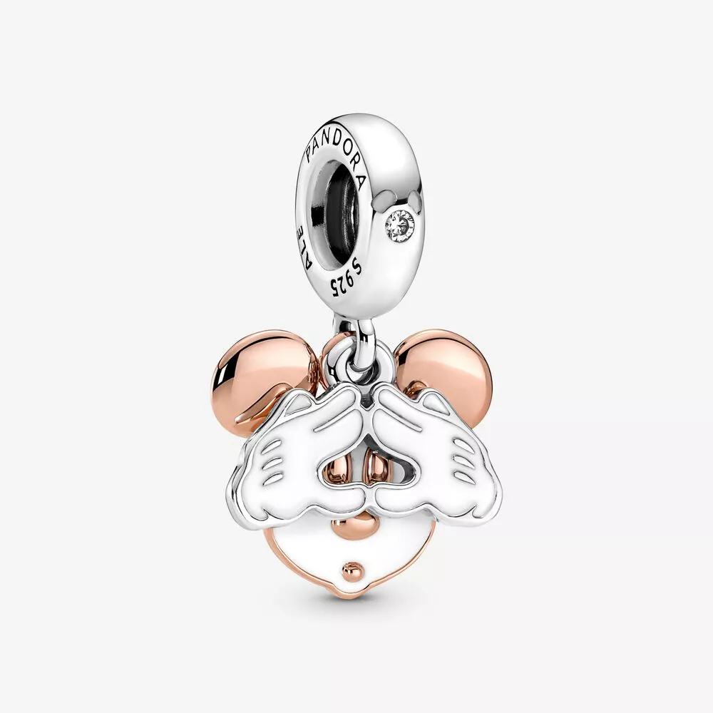 pandora disney mickey mouse çift asılı küpe şansı 780112c01