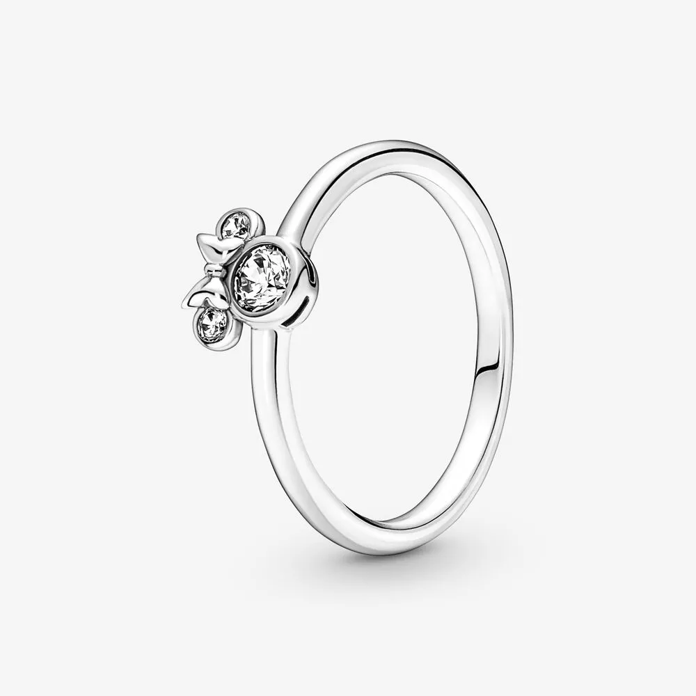 pandora disney minnie mouse sparkling head yüzük 190074c01