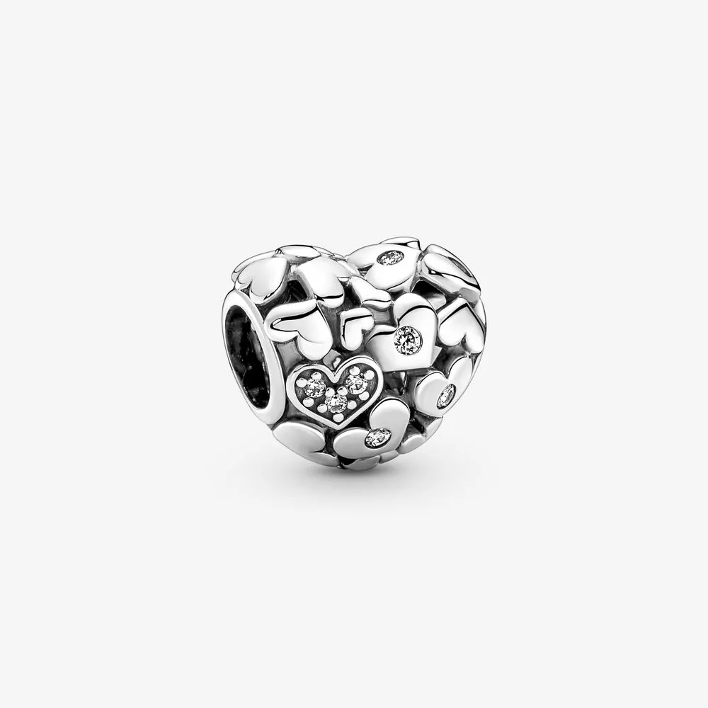 pandora parlayan açık i̇şlemeli kalp charm 791061c01