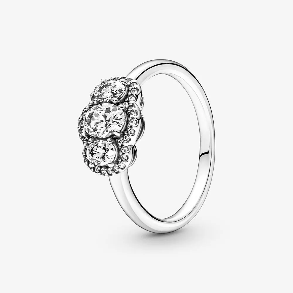 pandora üç taşlı vintage yüzük 190049c01