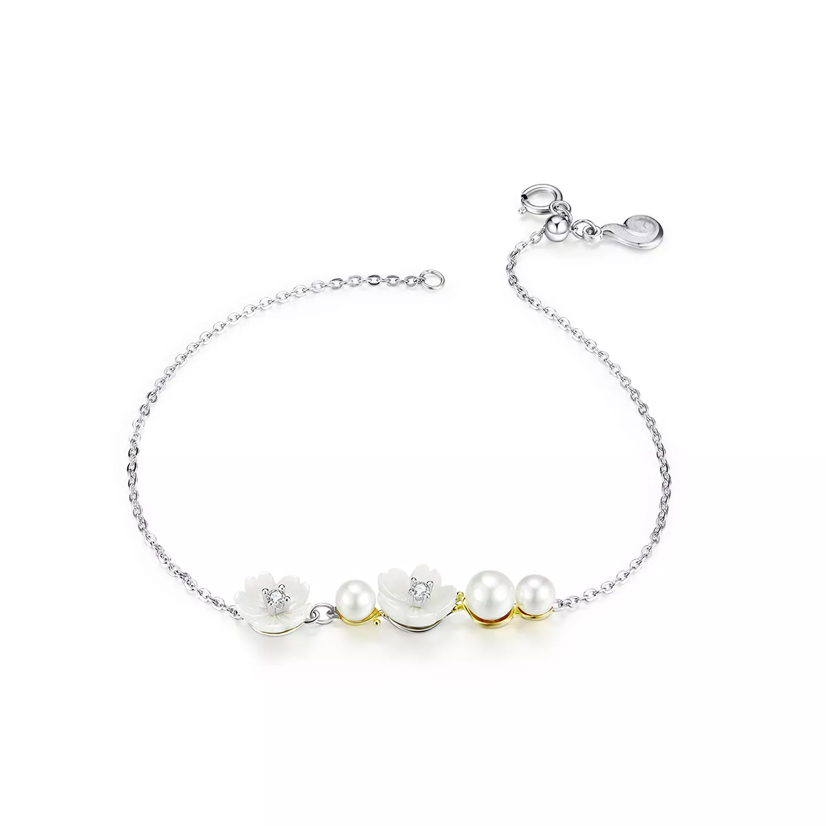pandora stil çiçek bileklik bsb024