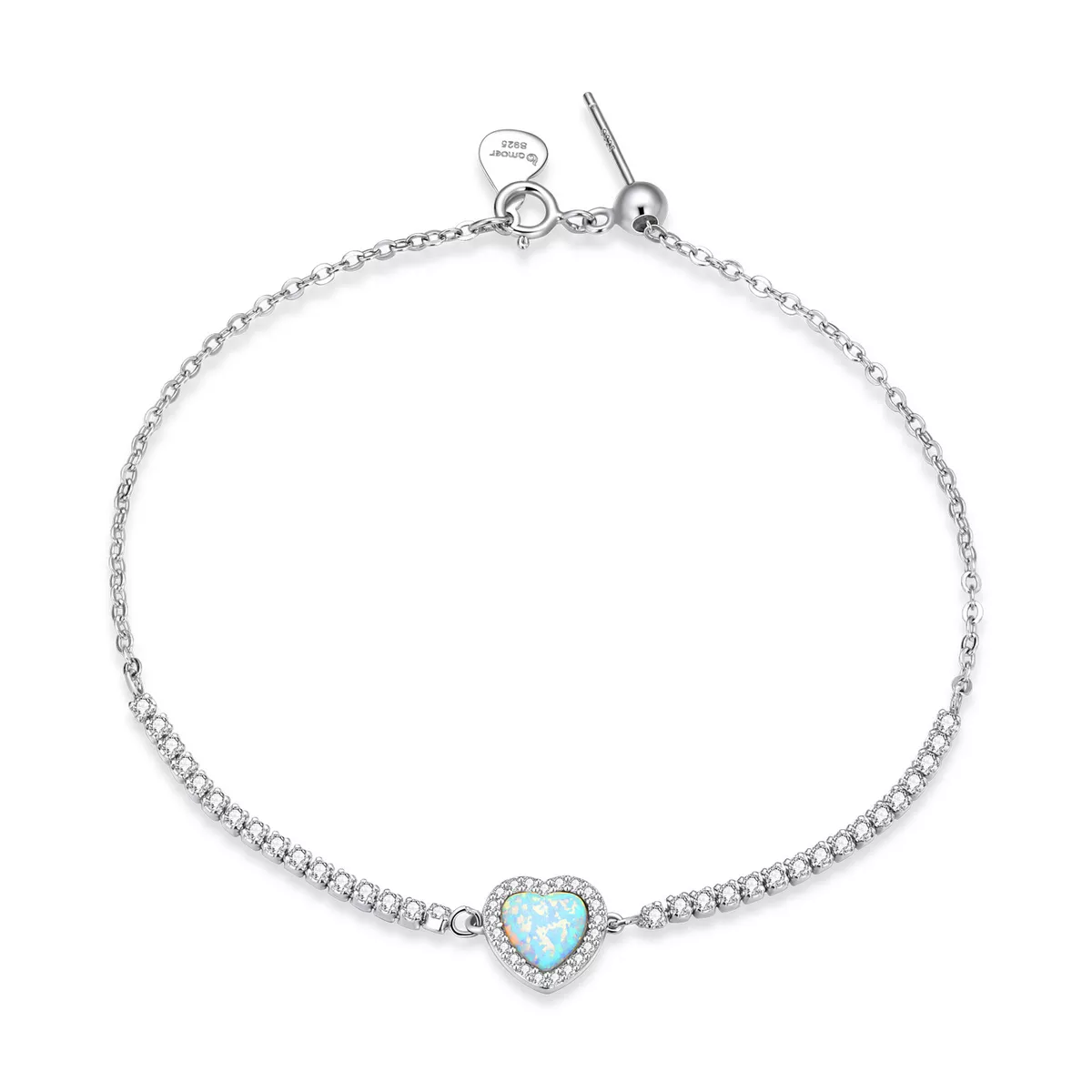 pandora tarzı opal aşk bileziği bsb086