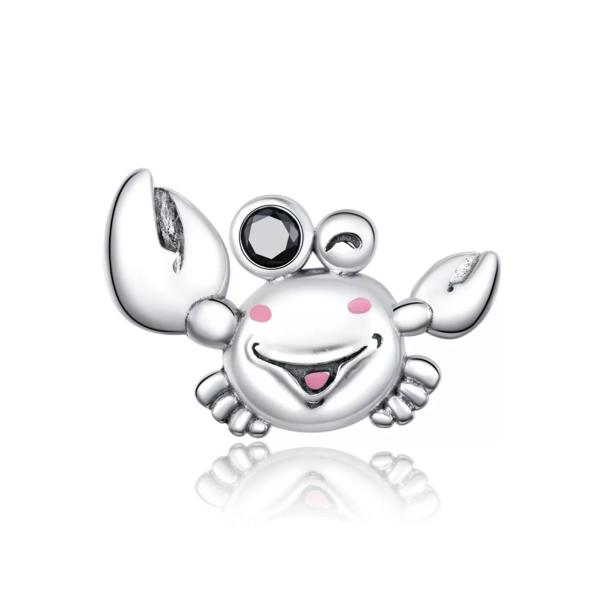 pandora stil küçük yengeç şanslı bilezik takısı scc1655