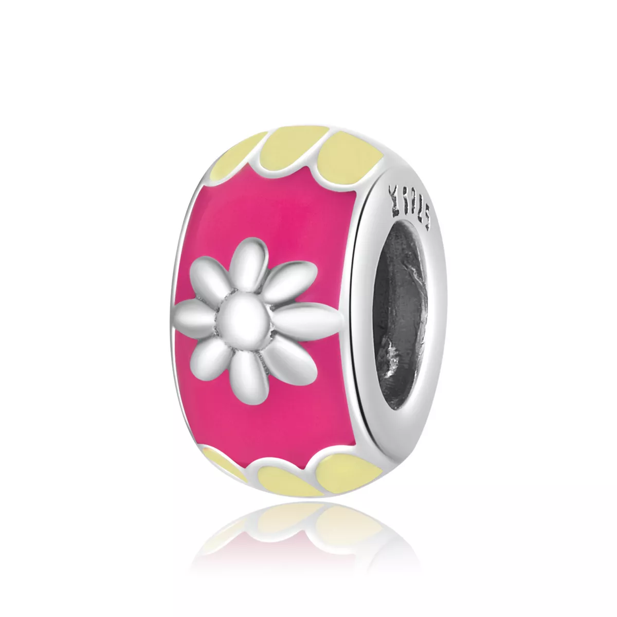 pandora stil renkli spacer küpeşte scc2120