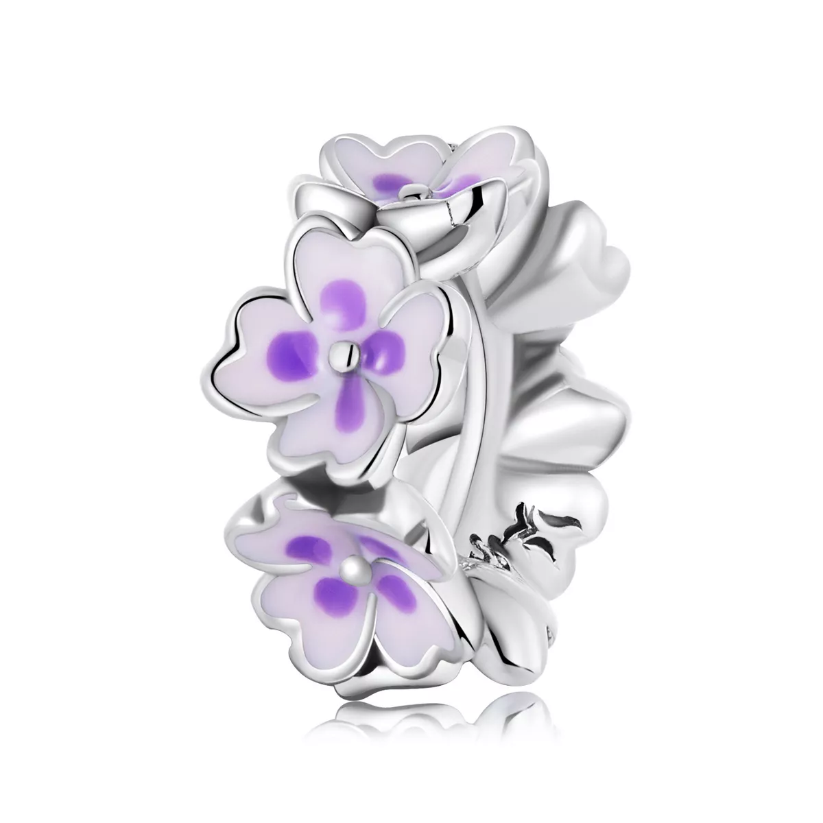 pandora stil çiçekli aralık süs tasması scc2212