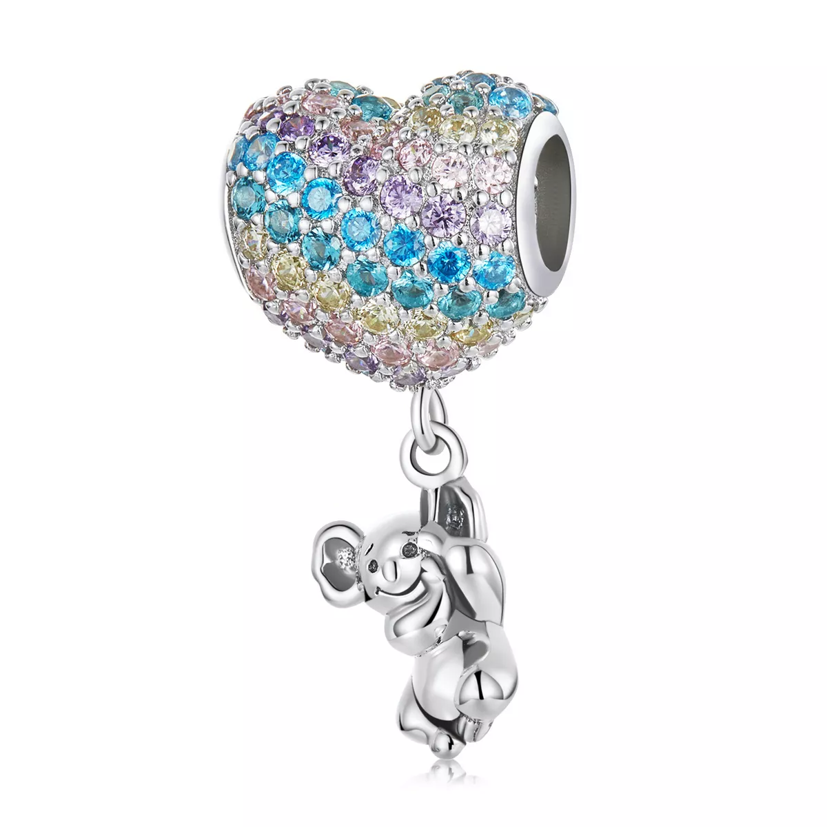 pandora stili aşk balonlu koala charm scc2116