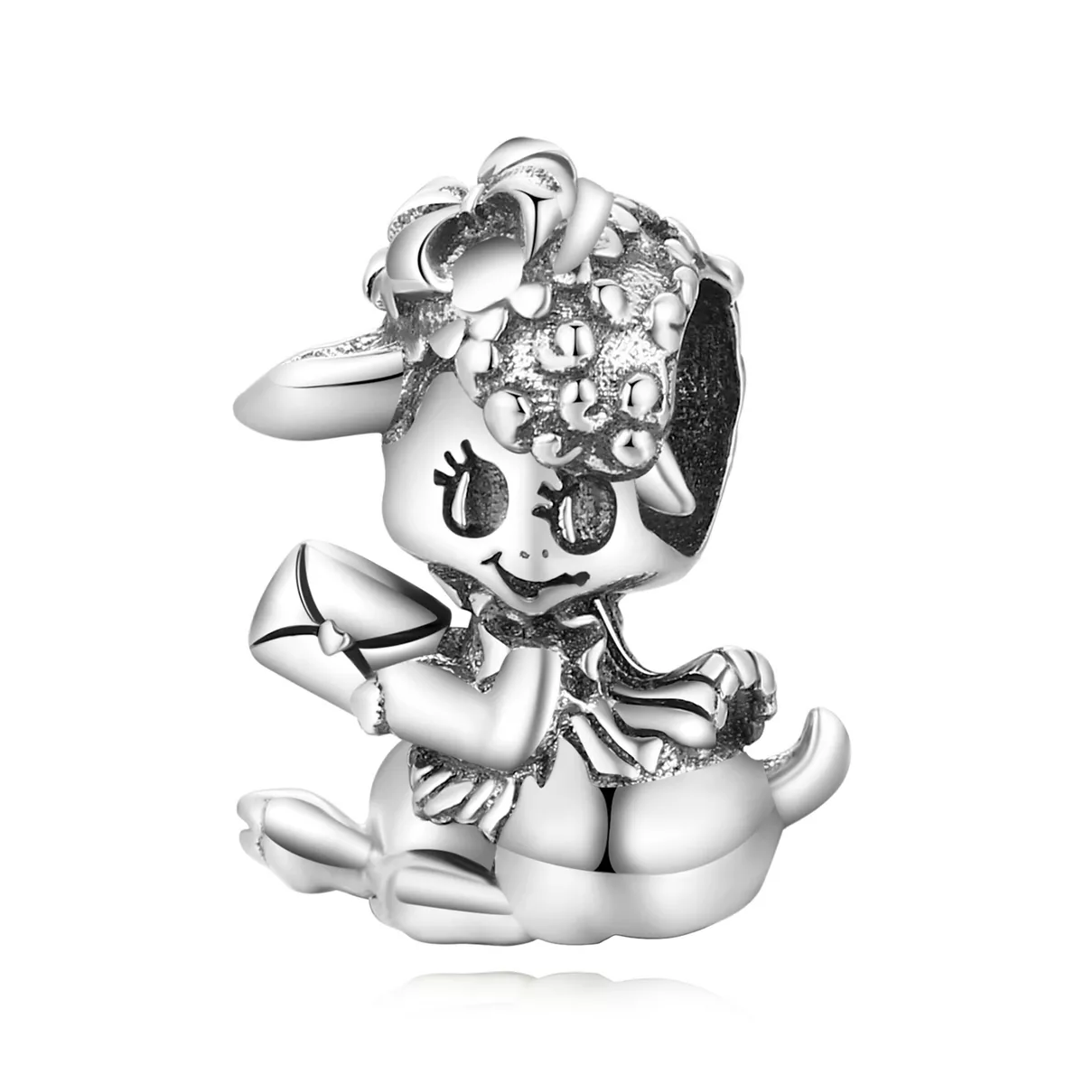 pandora stili batı tarzı küçük kuzu charm scc2043