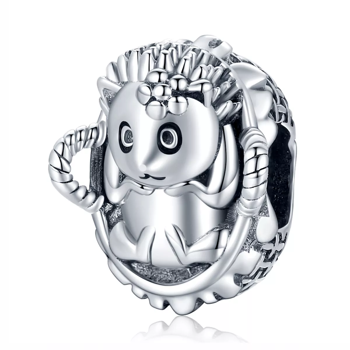 pandora stili bebek kirpi bileklik süsü scc1926
