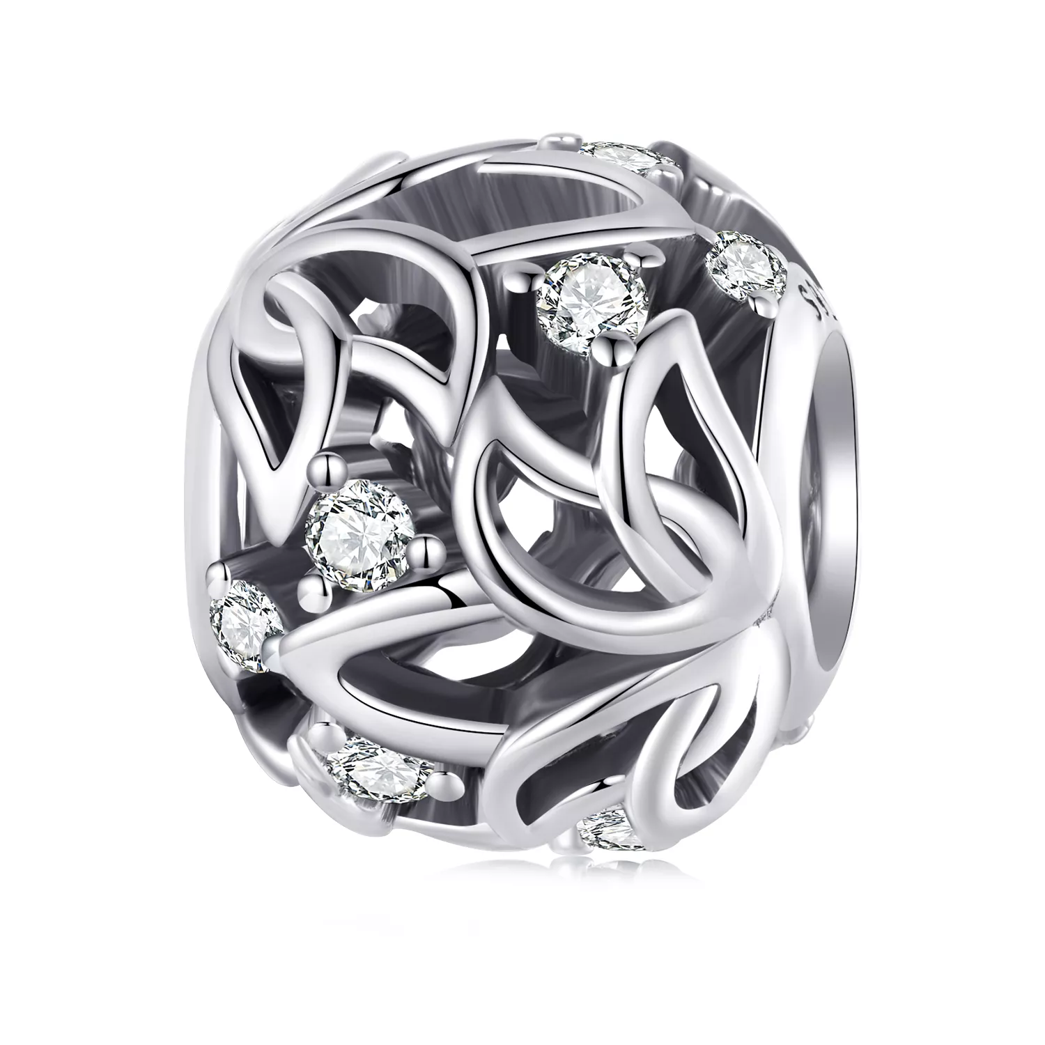 pandora stili lotus şanslı yüzük bsc675