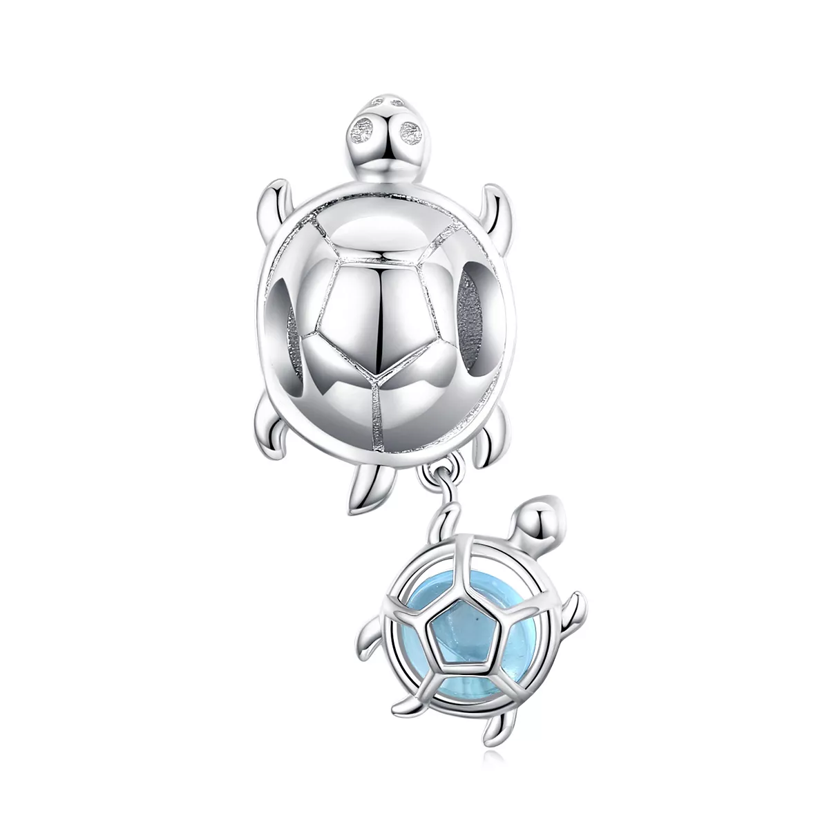 pandora stili oynak kaplumbağa charm bsc332
