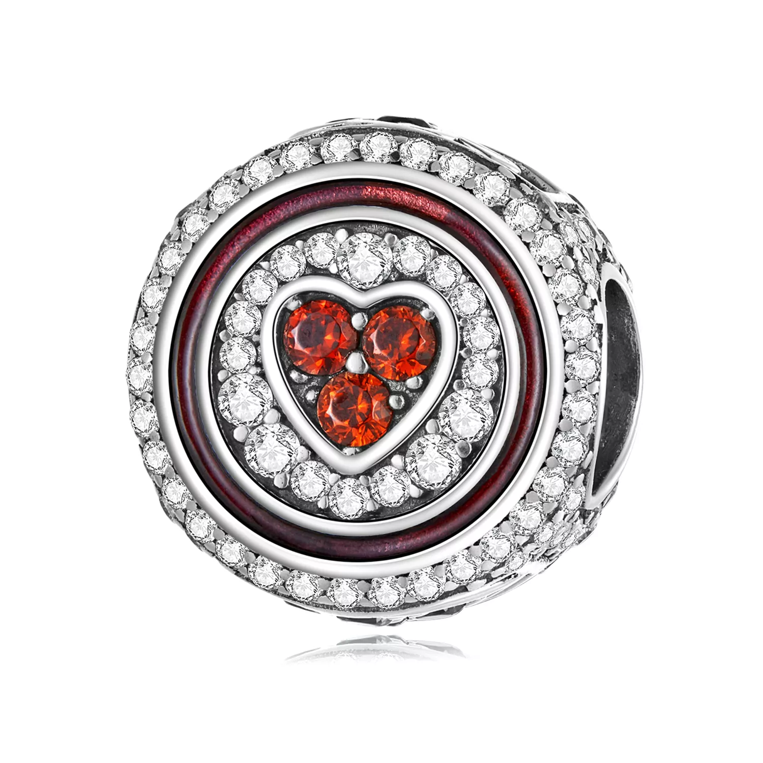 pandora stili şanslı kalp süsü bsc620