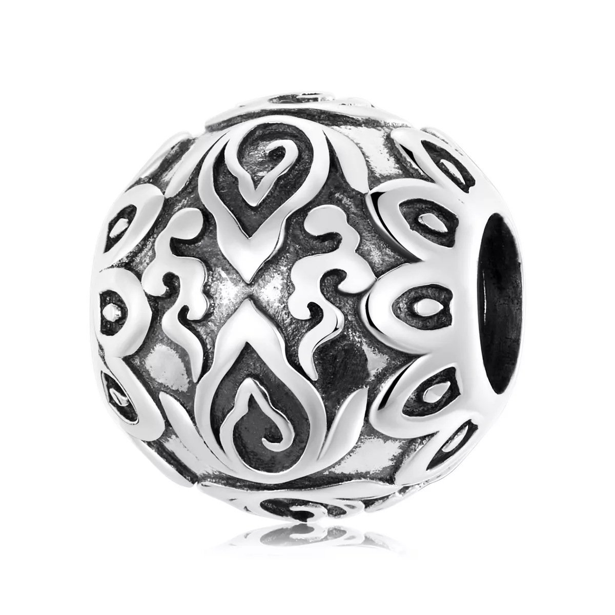 pandora tarzı oturan buddha ve lotus charm scc2168