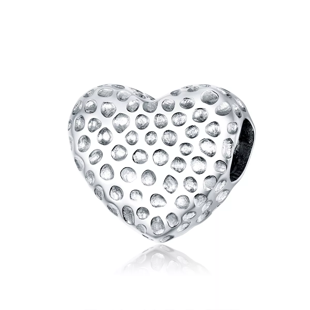 pandora tarzı parlayan kalp charms scc1587